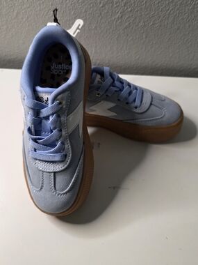 Justice Kids' Light Blue Platform Sneakers